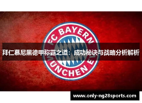 拜仁慕尼黑德甲称霸之道：成功秘诀与战略分析解析
