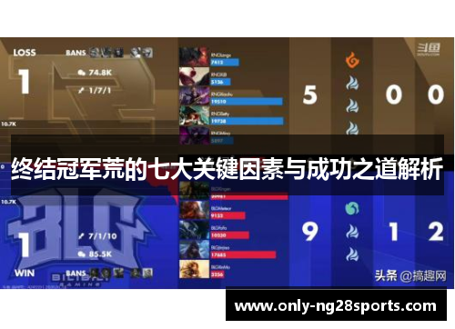 终结冠军荒的七大关键因素与成功之道解析